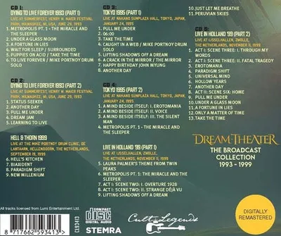 Obrázok produktu pre Dream Theater – Kolekcia vysielaní 1993–1999 (5 CD)