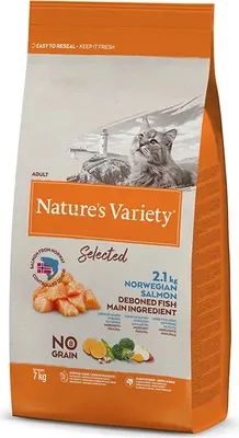 Imagen del producto de Nature's V Selec Alimento Para Gatos Adultos De Raza Noruega, 7 Kg (Ndr)