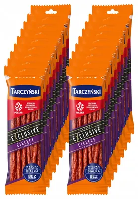 Produktbild von Tarczynski Kabanossi Kalbfleisch 18x 90g - Cabanossi Wurst mit Hähnchen