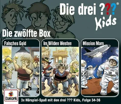 Produktbild von Die drei ??? Kids 12. 3er Box - Folgen 34-36