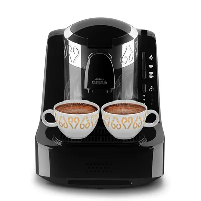 Produktbild von Arzum Okka Türkischer Kaffeemaschine, Vollautomatisch, 3 Tassen Größen, Selbstreinigungsfunktion, 950 ml Wassertank, Überschutzsensor