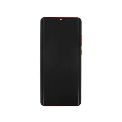 Produktbild von Original Display für Huawei P30 Pro LCD + Rahmen + Akku amber sunrise 02355UMS