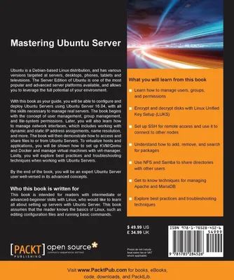 Produktbild von Mastering Ubuntu Server