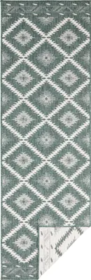 Produktbild von Hanse Home Twin Supreme In- & Outdoor Wendeteppich Malibu Grün Creme