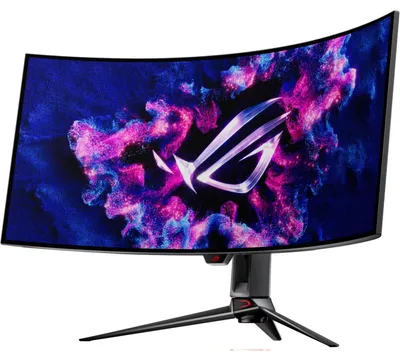 Produktbild von ASUS ROG Swift OLED PG39WCDM, 99,1 cm (39"), 3440 x 1440 Pixel, UltraWide Quad HD, LCD, 0,03 ms, Schwarz
