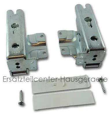 Produktbild von Scharnier-Set Kühlschrank passend für Bosch Siemens wie 481147 3702 3306 3703 3307 5.0