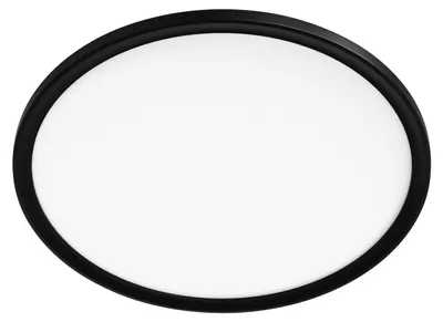 Image de Luminaires encastrés OSRAM Orbis Easyfix, noir, 3000 K / 4000 K, lumière blanc chaud, 1700 lm, 22 W, diamètre 42 cm, en polypropylène (PP)