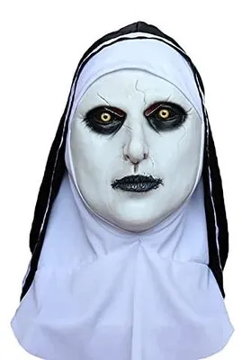 Zdjęcie produktu dla Maska zakonnica lateksowa straszna na halloween horror kostium