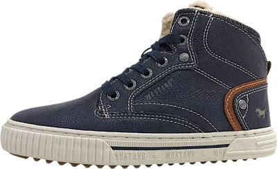 Produktbild von Mustang Kinderschuhe Jungen Schnürstiefel Blau Freizeit, Schuhgröße:36 EU
