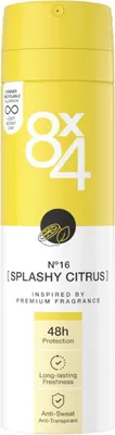 Obrázek produktu pro 8x4 Splashy Citrus No. 16 Dezodorant, 150 ml  (PRODUKT Z NIEMIEC)