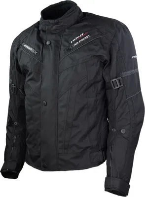 Produktbild von Roleff RO545 Kurze Motorradjacke – Schwarz, wasserdicht, atmungsaktiv & mit Protektoren  Roleff Größe: 6XL,