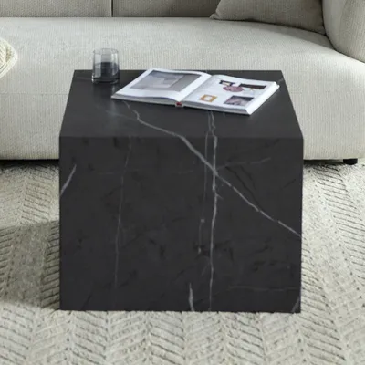 Produktbild von Milton & Oldbrook Couchtisch 60 cm Pori Marmorlook Grau