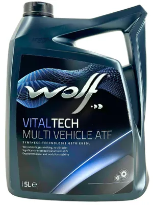 Produktbild von Wolf Vitaltech Multi Vehicle ATF Getriebeöl 5 Liter (1051907)