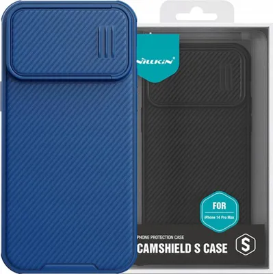 Image de Nillkin Camshield S Case Iphone 14 Pro Max Armoured Camera Cover Blue