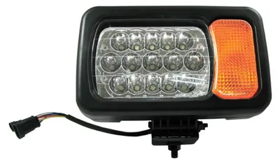 Obrázok produktu pre Ľavý svetlomet, 16 LED, tlmené/diaľkové svetlo, smerovka, odrazka, vhodný pre traktory, kombajny, bagre atď.
