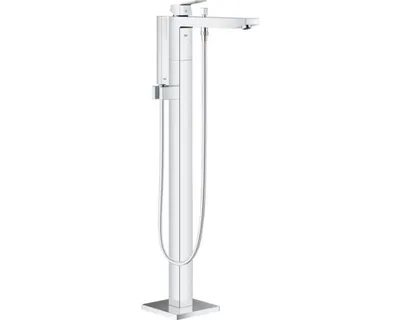 Immagine prodotto di Grohe Eurocube Mitigeur monocommandé pour bain, au sol, saillie 298mm, avec accessoires, 23672001, 23672001