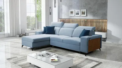 Produktbild von Praktisches Ecksofa Benny I mit Schlaffunktion und praktischem Bettzeugfach - die perfekte Lösung für Ihr Wohnzimmer! Utariovel2960