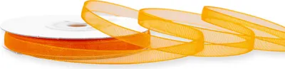 Produktbild von Organzaband 6mm x 25m Rolle Orange