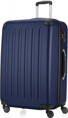 Produktbild von HAUPTSTADTKOFFER - Spree Großer Koffer erweiterbar XL Trolley Aufgabegepäck, Check-In Luggage Hardcase, Reisetrolley 4 Rollen, TSA, 75cm, 119 L,Dunkelblau