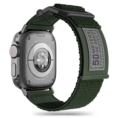Obrázek produktu pro Tech-protect Scout strap Apple Watch 4/5/6/7/SE/8/9/Ultra 44/45/49mm Military Green