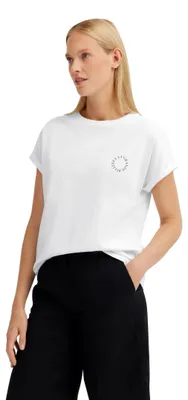 Produktbild von bugatti Damen T-Shirt leicht, stilvoll und angenehm zu tragen für den Sommer