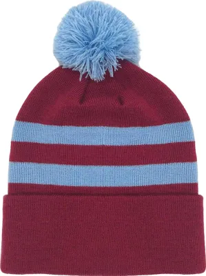 Produktbild von Fan Originals - "West Ham" Mütze, Bommel GF872 (Einheitsgröße) (Rotwein/Blau)