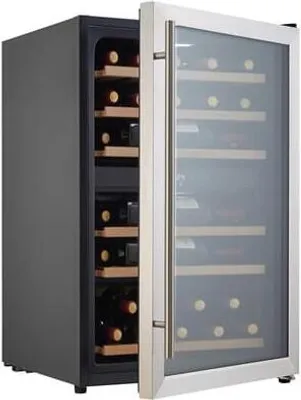 Zdjęcie produktu dla NABO WS 9739, Wolnostojący, 37 butel., G, Światło wewnętrzne, Szary