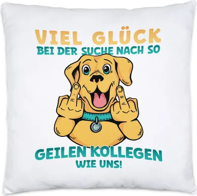 Produktbild von Viel Glück Bei Der Suche Nach So Geilen Kollegen Wie Uns Kissen Kündigung Arbeitskollegen Mitarbeiter Job Office