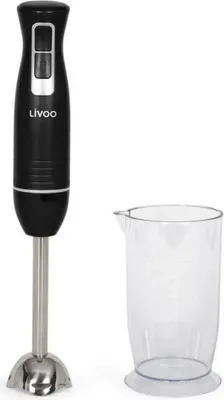 Immagine prodotto di Frullatore a immersione, LIVOO DOP245N, 400 W, 2 velocità, con misurino da 700 ml, nero