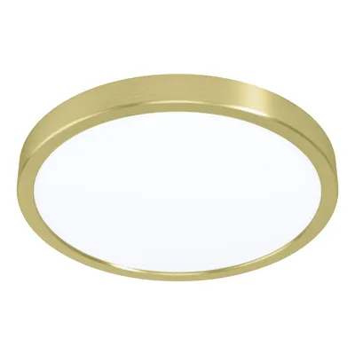 Produktbild von EGLO Fueva 5, 1 Glühbirne(n), LED, 3000 K, 2400 lm, IP20, Gebürsteter Stahl, Weiß
