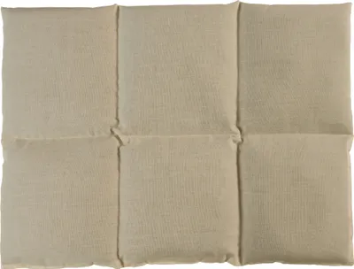 Produktbild von Kirschkernkissen groß 6-Kammer 40x30cm - Bio Stoff natur - Wärmekissen Körnerkissen