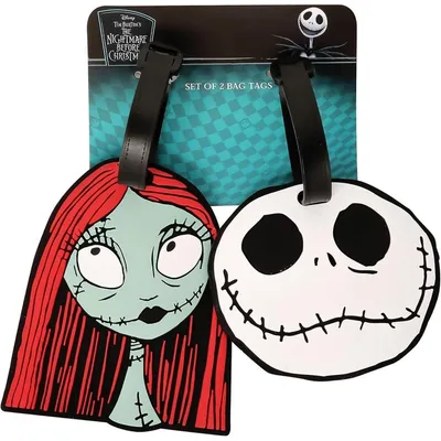 Immagine prodotto di Disney The Nightmare Before Christmas Adesivi per valigie, set da 2
