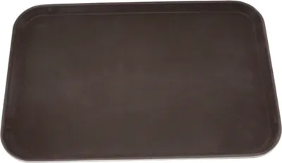 Immagine prodotto di Vassoio antiscivolo marrone da portata 60x40 cm