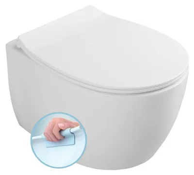 Produktbild von Isvea SENTIMENTI Hänge WC, Rimless, 36x51cm, weiß