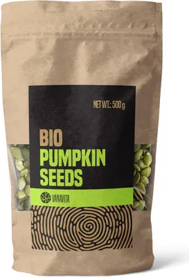 Immagine prodotto di GymBeam - Semi di zucca biologici - VanaVita 500 g