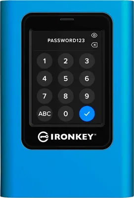 Produktbild von SSD  7,7TB Kingston Portable SSD IronKey Vault Privacy 80 retail