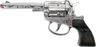Produktbild von Klappertjespistool Spielzeug Revolver 100 Schuss Metall Cowboy Zubehör