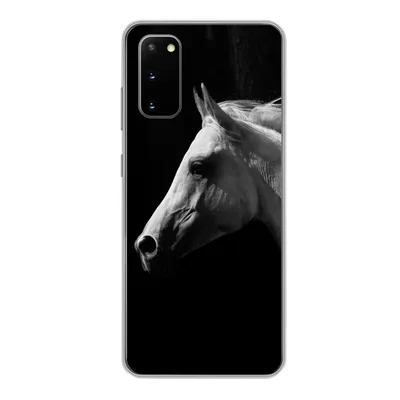 Produktbild von MuchoWow® Handyhülle Schutzhülle Hülle für Samsung Galaxy S20 Pferde - Tiere - Porträt Silikon Softcase Handy Hülle