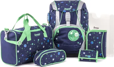 Obrázok produktu pre Sammies by Samsonite Ergofit Set 2.0, sada školských tašiek 6 kusov, 40 x 23 x 28 cm, 20 litrov Space Glow