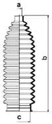 Produktbild von Spidan Faltenbalg, Lenkung  83842