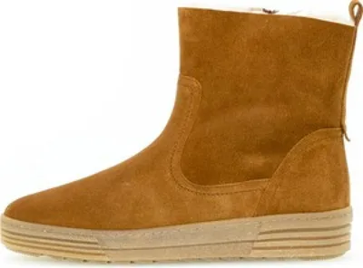 Produktbild von Gabor Velour cognac Lammfell Boots Braun : 38.5