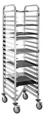 Obrázok produktu pre Regálový vozík s 18 zásuvkami vo formáte 600 x 400 mm