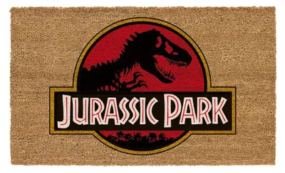 Produktbild von Jurassic Park Fußmatte mit Logo als Türmatte 60 x 40 cm