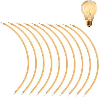 Obrázok produktu pre Flexibilné LED vlákno, 10 ks, 2200 K, 300 mm, teplá biela, DIY dekorácia