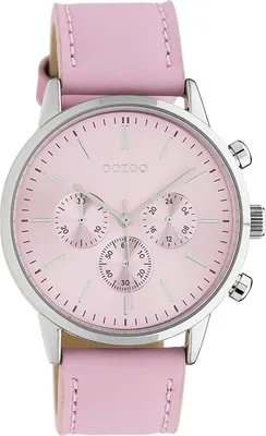 Produktbild von Oozoo - Damenuhr - C10595 - Rosa Silber