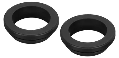 Gummi-Stopfen 2 Stk., 29 mm Bohrung, 24 mm ID, schwarz