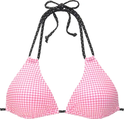 Produktbild von Buffalo Triangel-Bikini-Top Florida rosa-schwarz Größe 38 Cup C/D