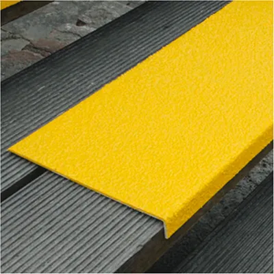 Produktbild von Antirutschkantenprofil GFK Extra Stark, Kunststoff, gelb, 230x2500 mm