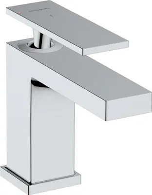 Produktbild von hansgrohe Tecturis E Einhebel-Waschtischarmatur 80 CoolStart wassersparend+ mit Zugstangen-Ablaufgarnitur