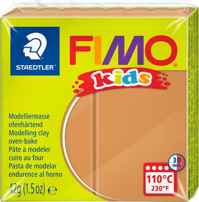 Zdjęcie produktu dla Staedtler FIMO 8030071, Glinka do modelowania, Brązowy, Dziecko, 8 szt., 1 kol., 110 °C